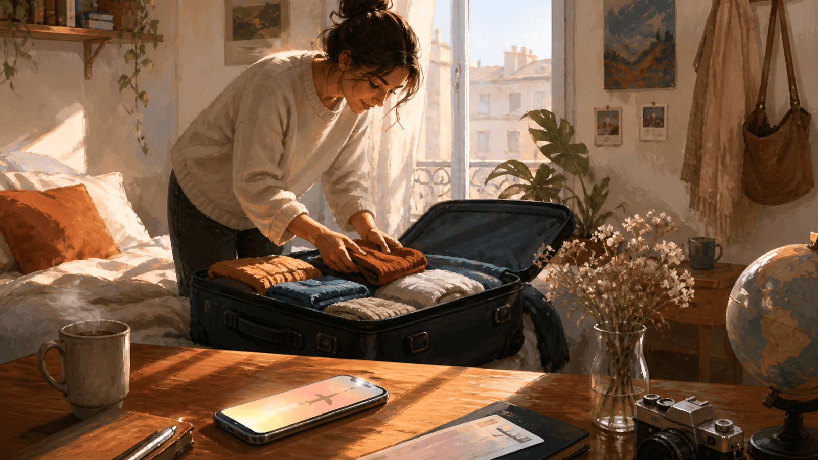 Illustrated checklist for How much data for 3–5 days abroad?