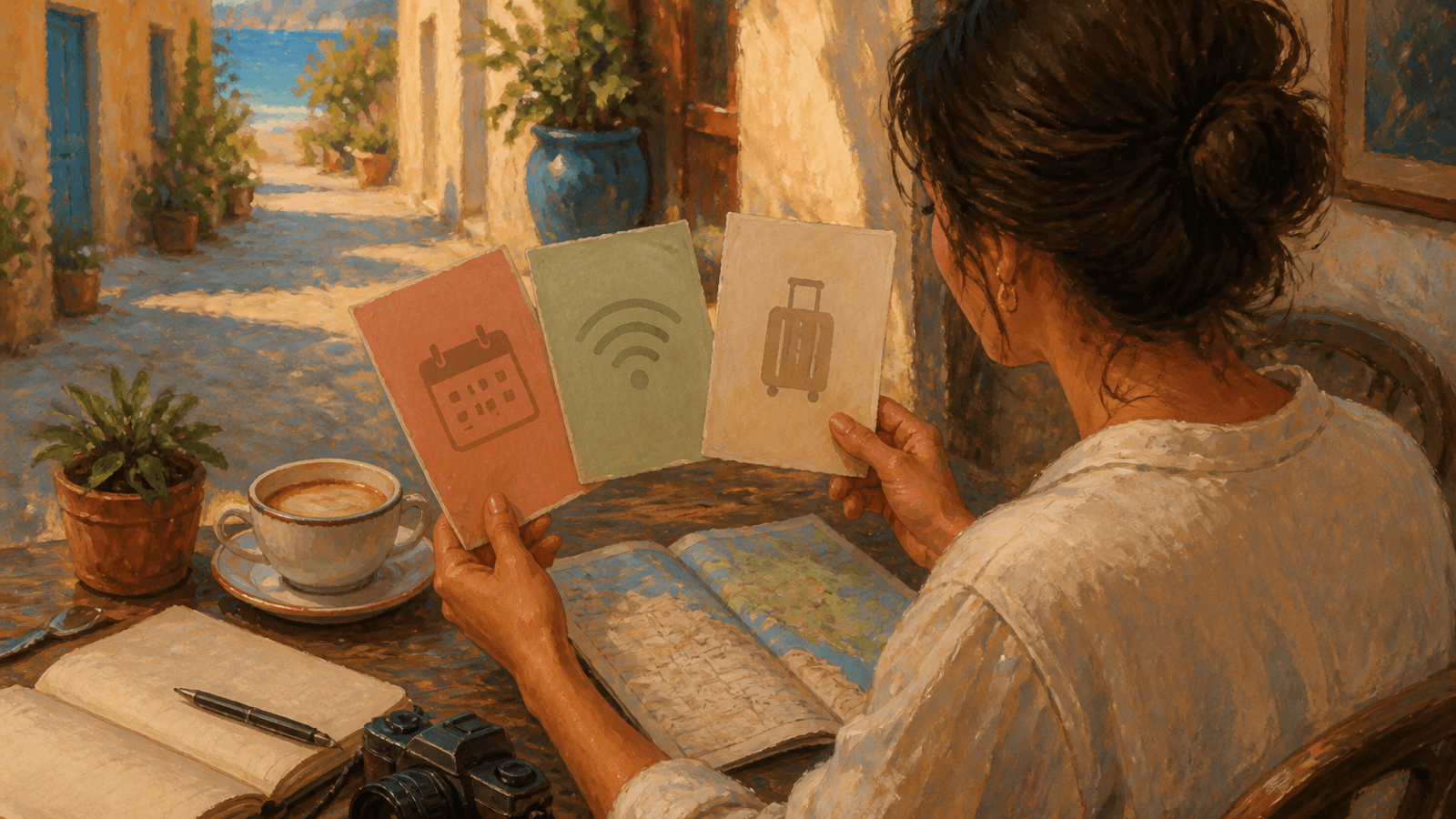 Illustrated checklist for How much data do you need for a week abroad?